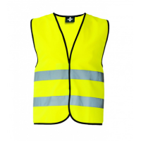 Yellow safety vest in our bike rental service