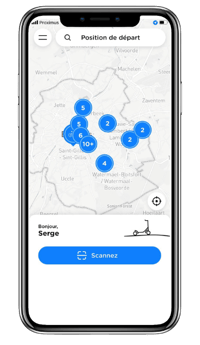 application leasing vélo cargo électrique HOOBA